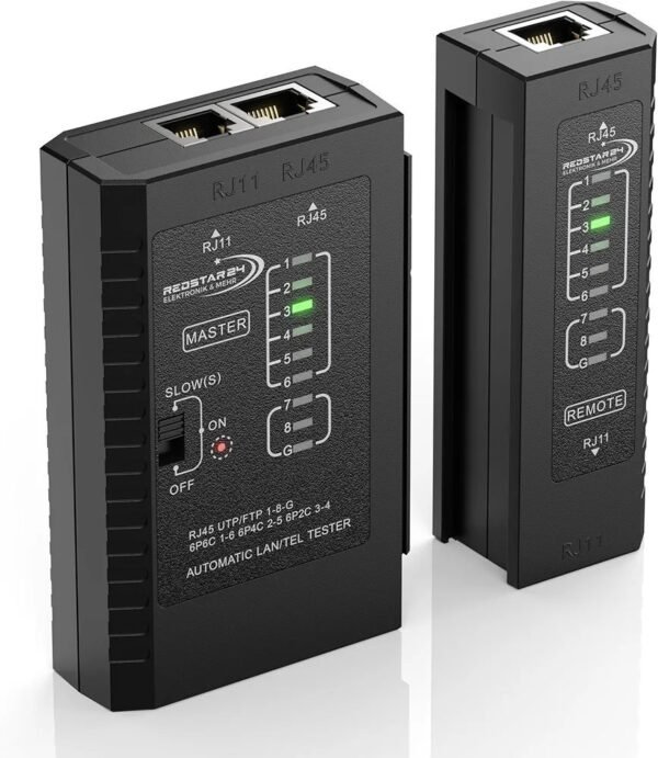 RedStar24 Comprobador RJ45 Probador Red