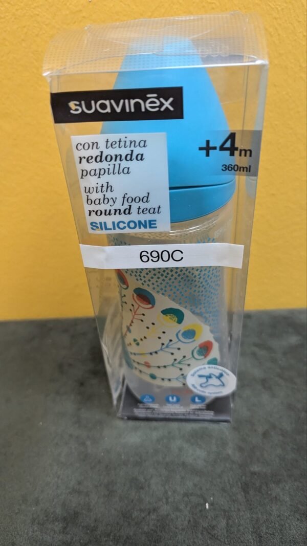Suavinex Biberón Tetina Flujo Denso Silicona +4 Meses