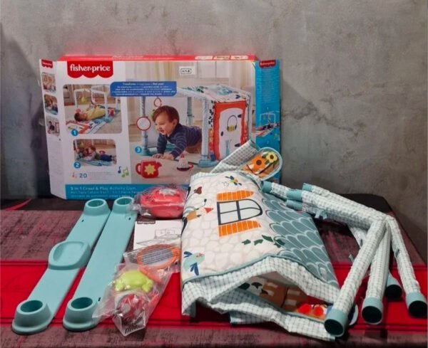 Fisher-Price Gimnasio casita de campo 2 en 1 Alfombra de actividades