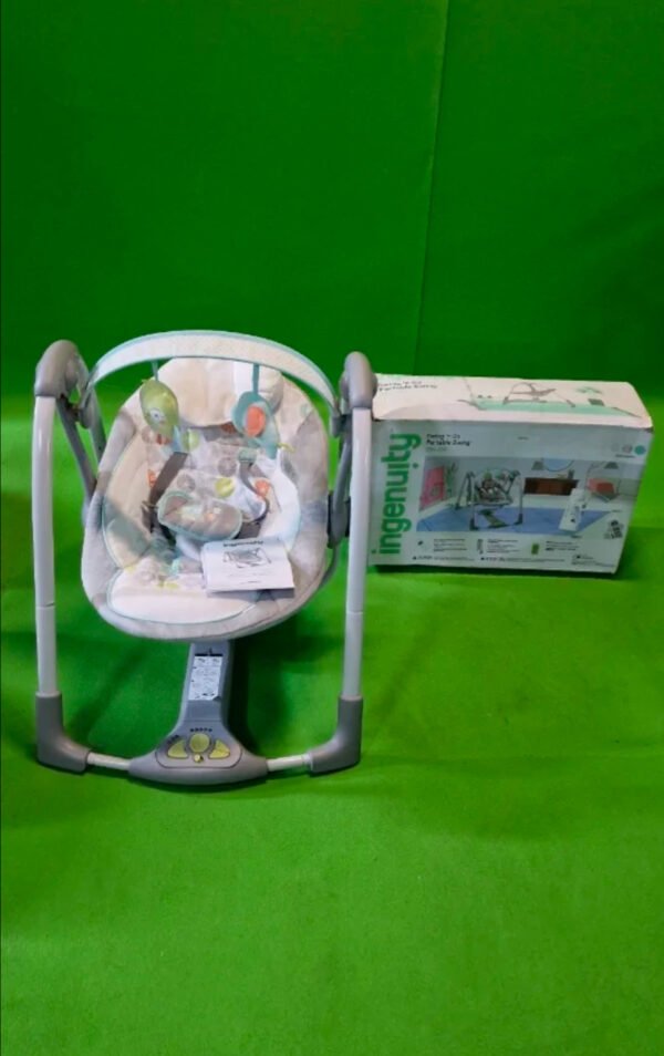 Columpio portátil para bebé con caja