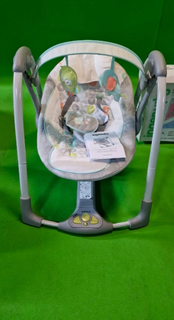 Ingenuity, Columpio Compacto Plegable Hugs & Hoots, hasta 9 kg