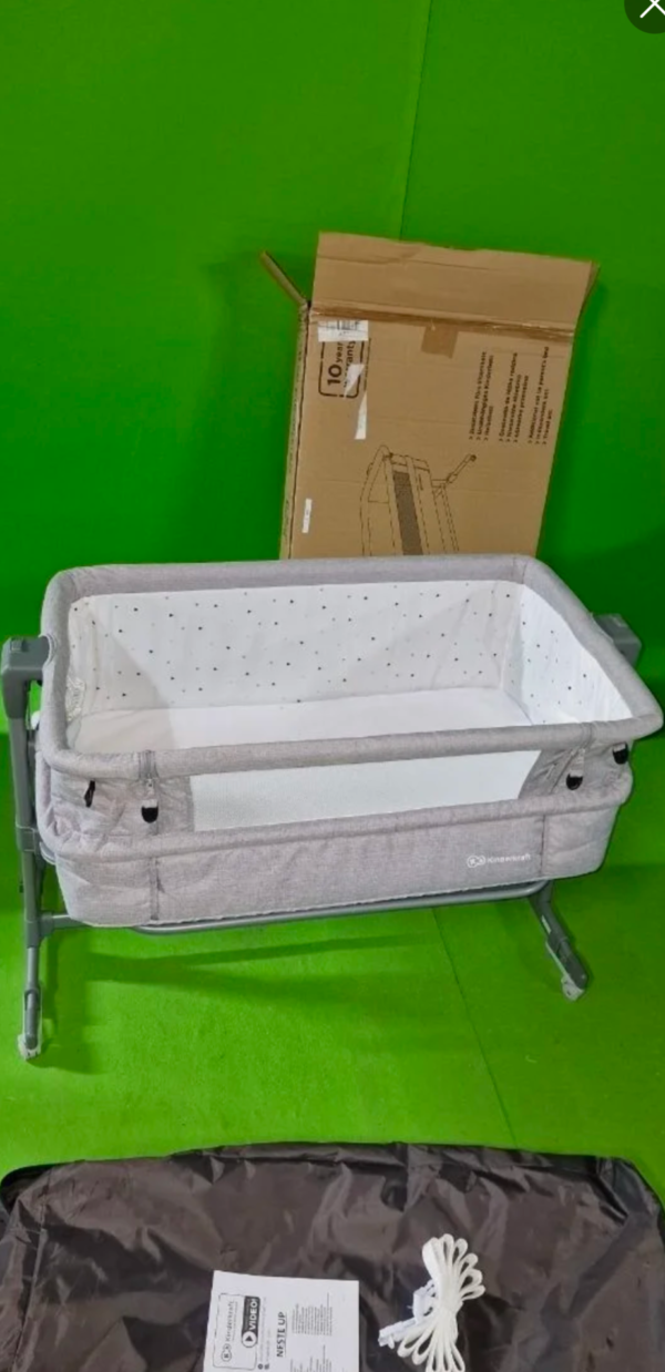 Kinderkraft NESTE UP Cuna Colecho para Bebé con Colchón