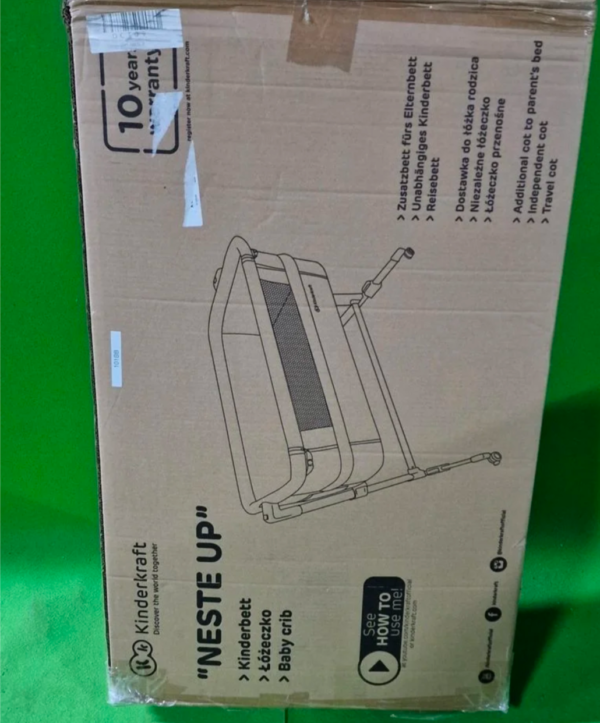 Kinderkraft NESTE UP Cuna Colecho para Bebé con Colchón