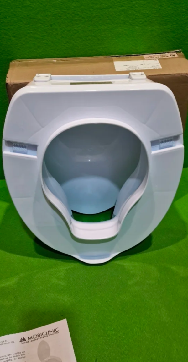 Mobiclinic®, Elevador WC para adulto, Con tapa, 10 cm