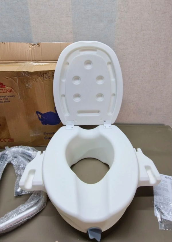 Mobiclinic, Elevador WC para adultos con reposabrazos, Guadiana