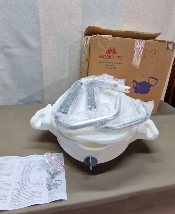 Mobiclinic, Elevador WC para adultos con reposabrazos, Guadiana