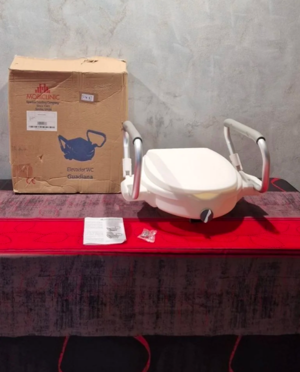 Mobiclinic, Elevador WC para adultos con reposabrazos, Guadiana