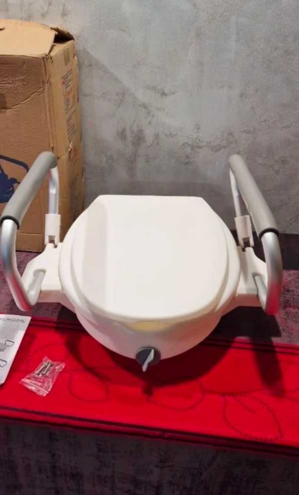 Mobiclinic, Elevador WC para adultos con reposabrazos, Guadiana