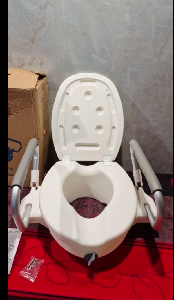 Mobiclinic, Elevador WC para adultos con reposabrazos, Guadiana