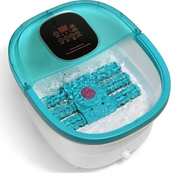Masajeador de pies con 6 rodillos de masaje automáticos