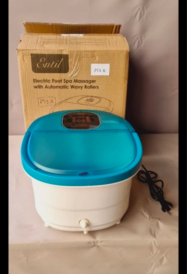 Masajeador de pies con función de calefacción, 6 rodillos