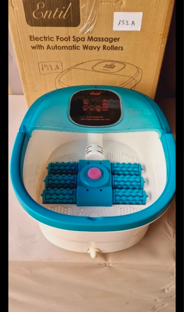 Masajeador de pies con función de calefacción, 6 rodillos