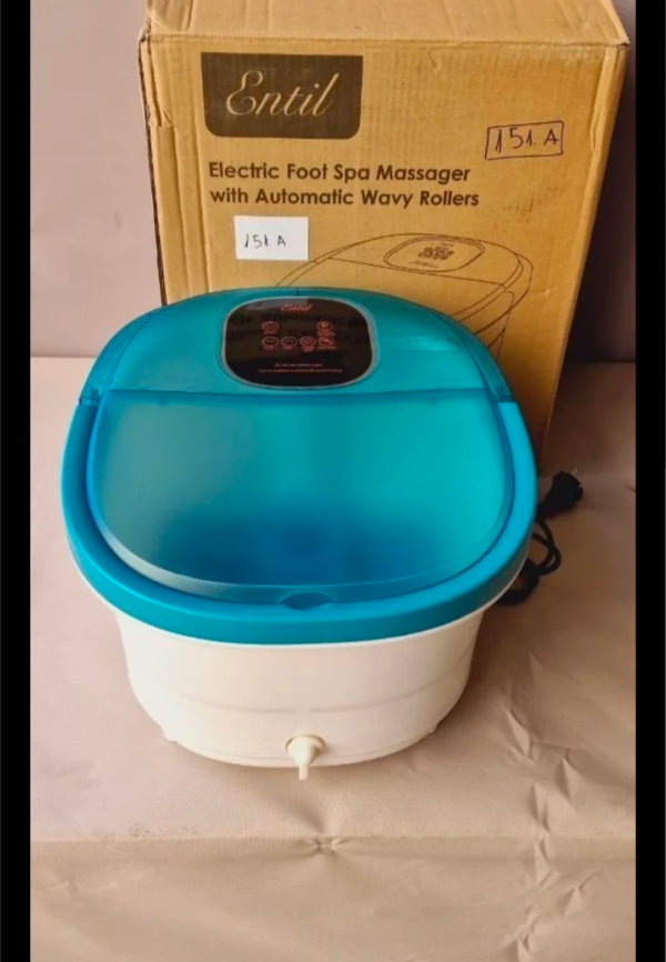 Masajeador de pies con 6 rodillos de masaje automáticos