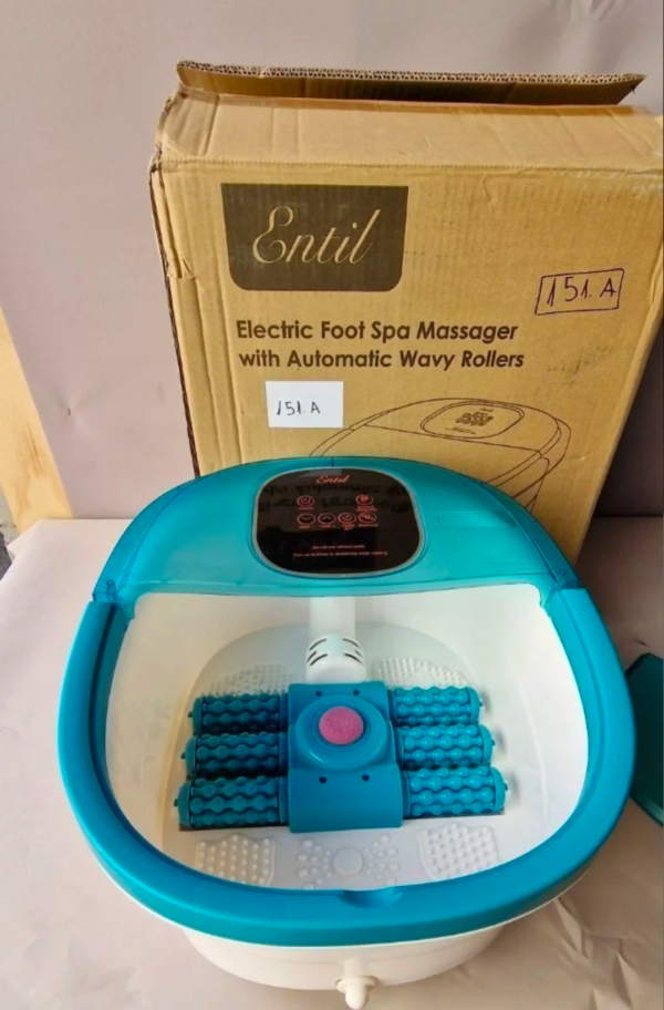 Masajeador de pies con 6 rodillos de masaje automáticos