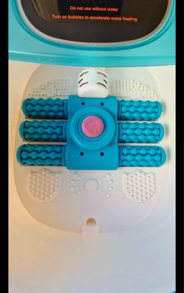 Masajeador de pies con 6 rodillos de masaje automáticos