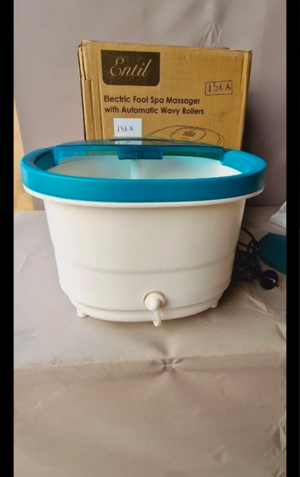 Masajeador de pies con 6 rodillos de masaje automáticos