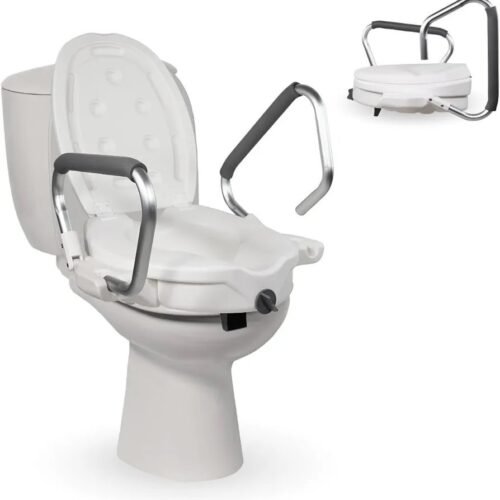 Mobiclinic, Elevador WC para adultos con reposabrazos, Guadiana