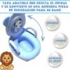 Orinal para niños y cepillo de limpieza