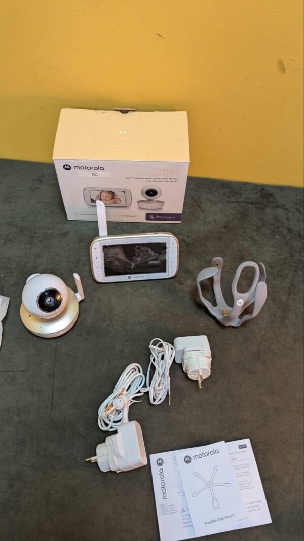 Motorola Nursery VM855 - Vigilabebés con conexión Wi-Fi