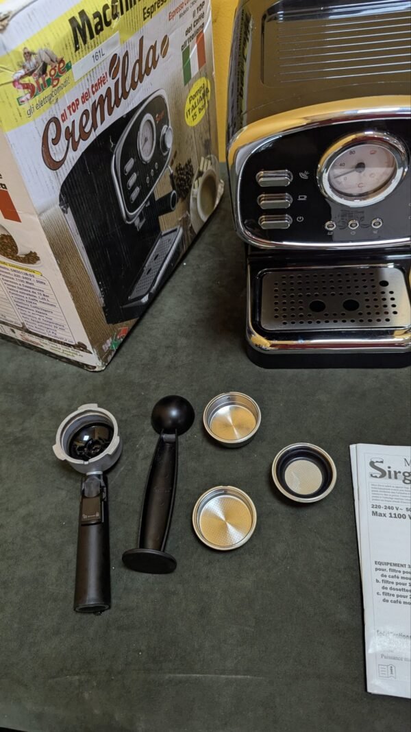 Sirge CREMILDA Cafetera Express para Espresso y Capuccino