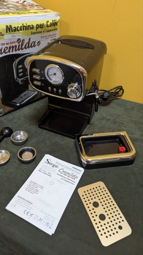 Sirge CREMILDA Cafetera Express para Espresso y Capuccino