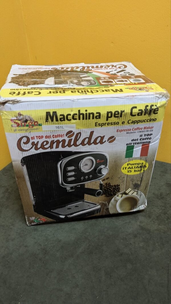 Sirge CREMILDA Cafetera Express para Espresso y Capuccino