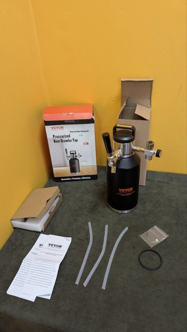 VEVOR Mini Barril de Cerveza Portátil 1,89