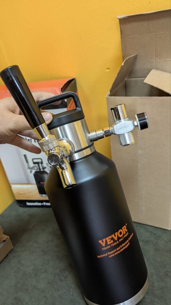 VEVOR Mini Barril de Cerveza Portátil 1,89