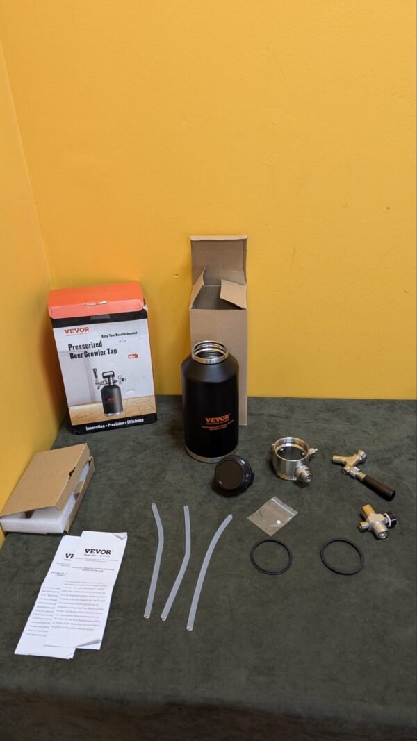 VEVOR Mini Barril de Cerveza Portátil 1,89