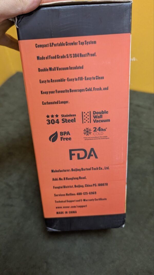 VEVOR Mini Barril de Cerveza Portátil 1,89