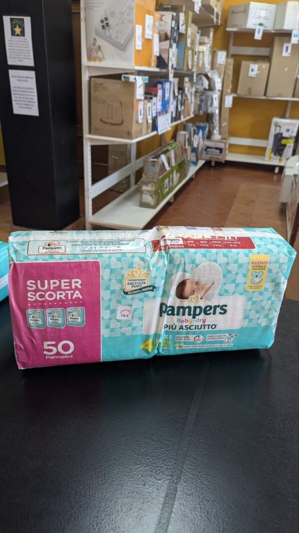 Pampers pañales talla 4  - 50 unidades