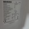 SEVERIN Mini nevera con compartimento de baja temperatura, 45 litros