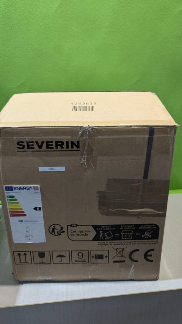 SEVERIN Mini nevera con compartimento de baja temperatura, 45 litros