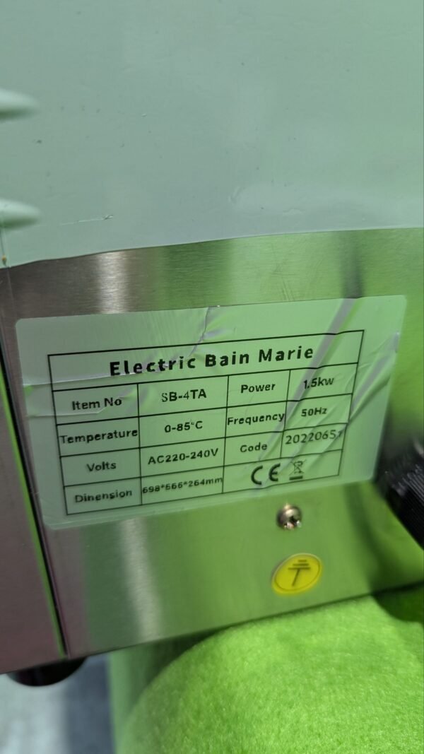 Calentador de alimentos eléctrico para Buffet