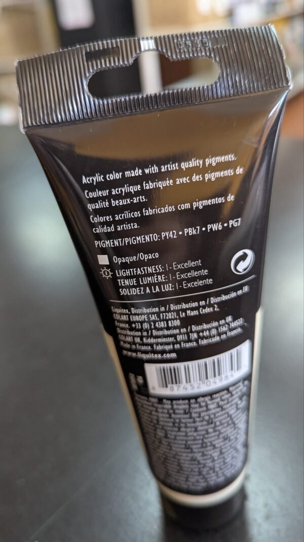 Liquitex Basic Acrylic - Tubo de Pintura Acrílica 118 ML Beige
