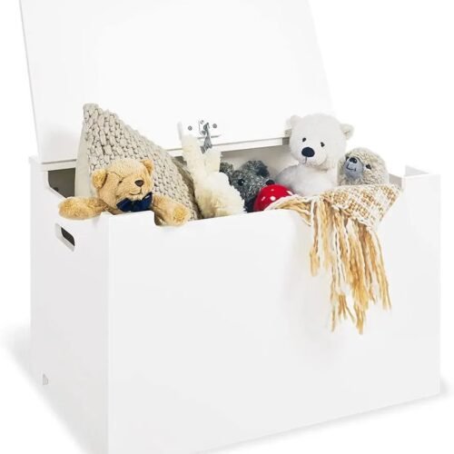 Pinolino caja de juguetes para niños tapa con compuerta