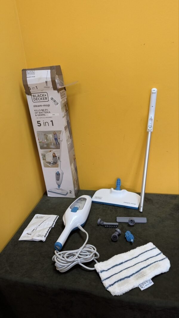 Fregona a vapor 5 en 1 para Suelos, Limpiador de Mano