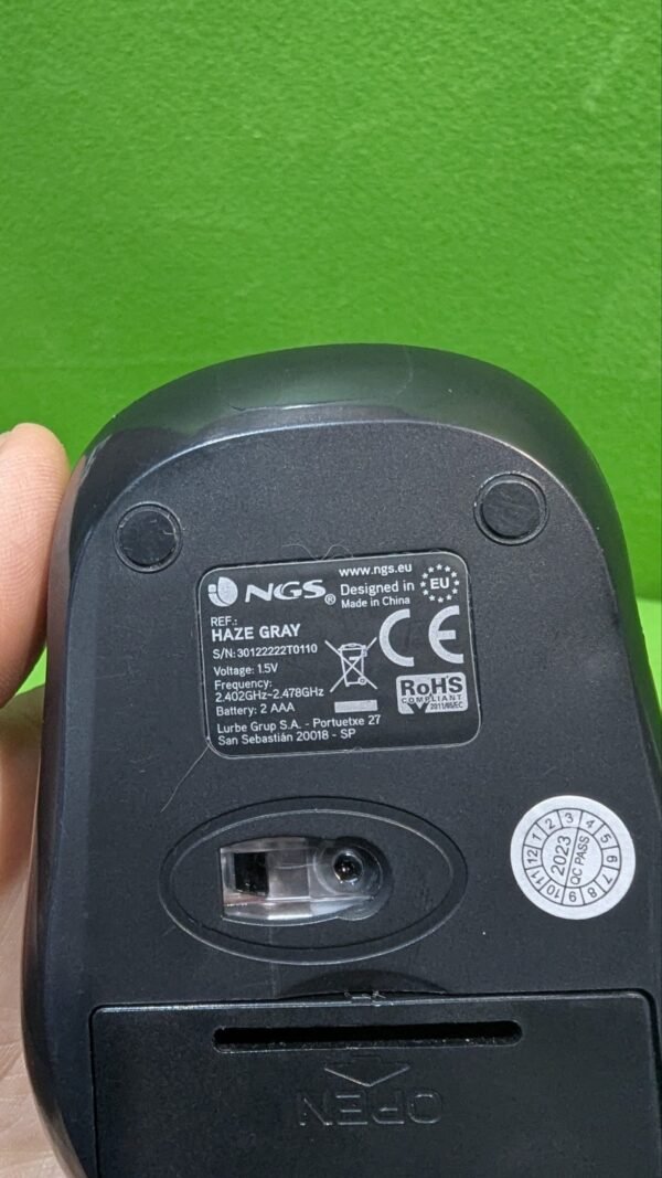 NGS Haze - Ratón Óptico Inalámbrico 2.4GHz