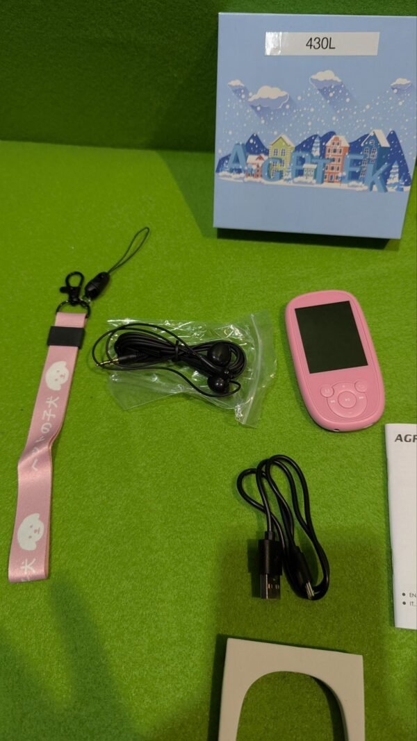 AGPTEK 2.4" Bluetooth 5.3 Reproductor MP3 para Niños