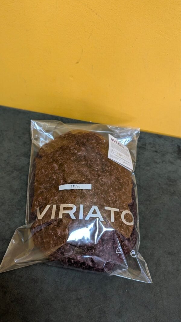 Peluca Afro marrón