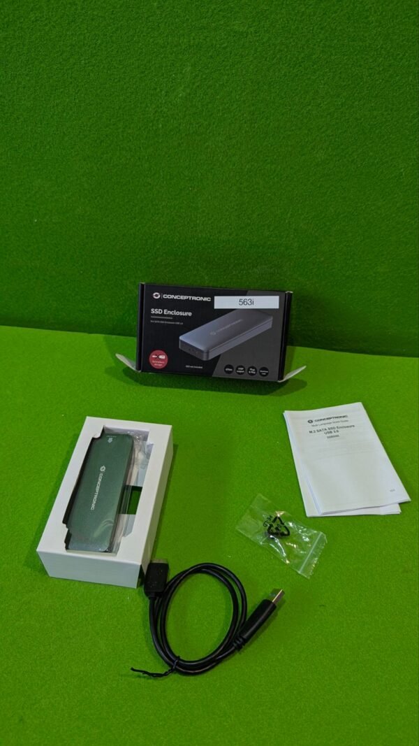 Conceptronic DDE03G - Carcasa para Disco Duro SSD M.2/USB3.0 SATA