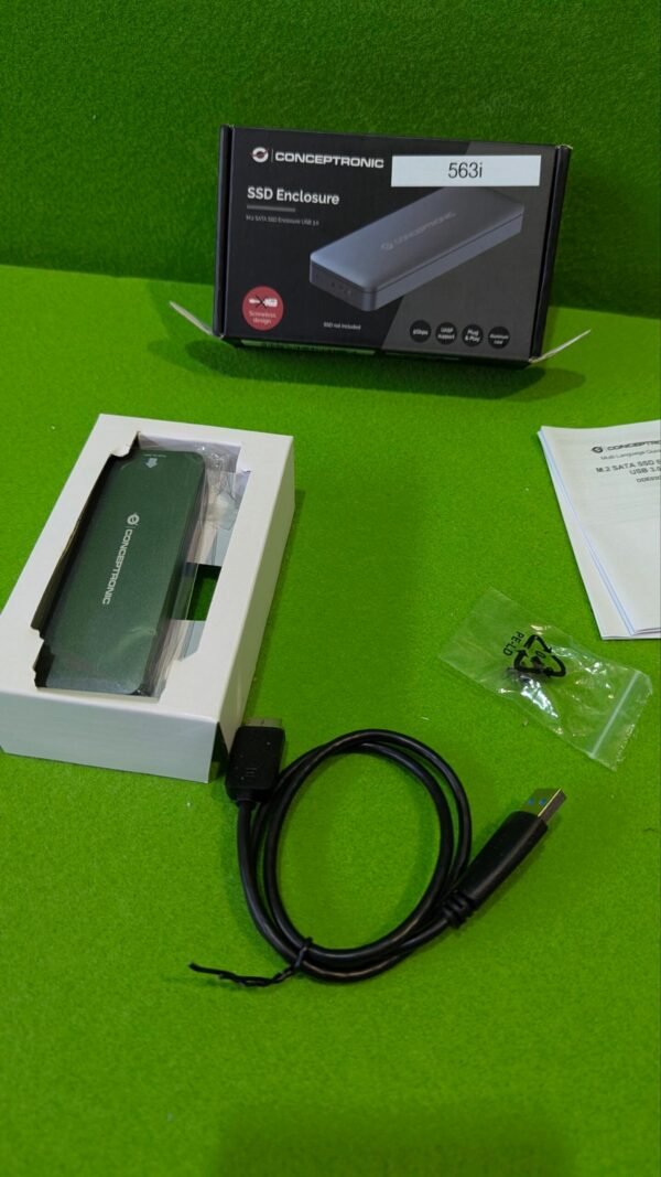Conceptronic DDE03G - Carcasa para Disco Duro SSD M.2/USB3.0 SATA