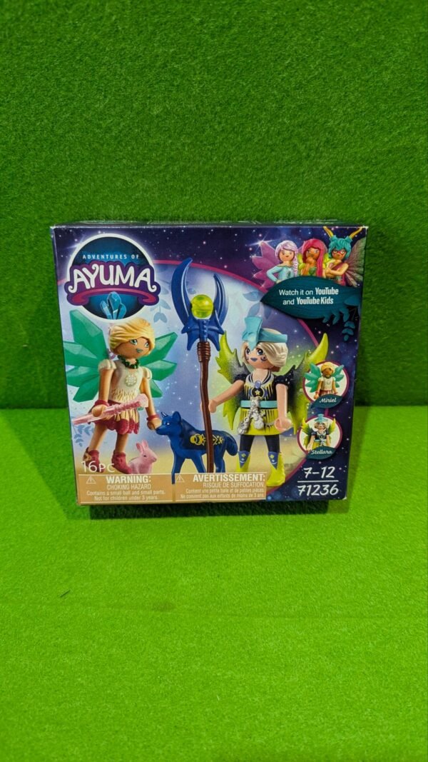 PLAYMOBIL Adventures of Ayuma Crystal y Moon Fairy con Animales del Alma
