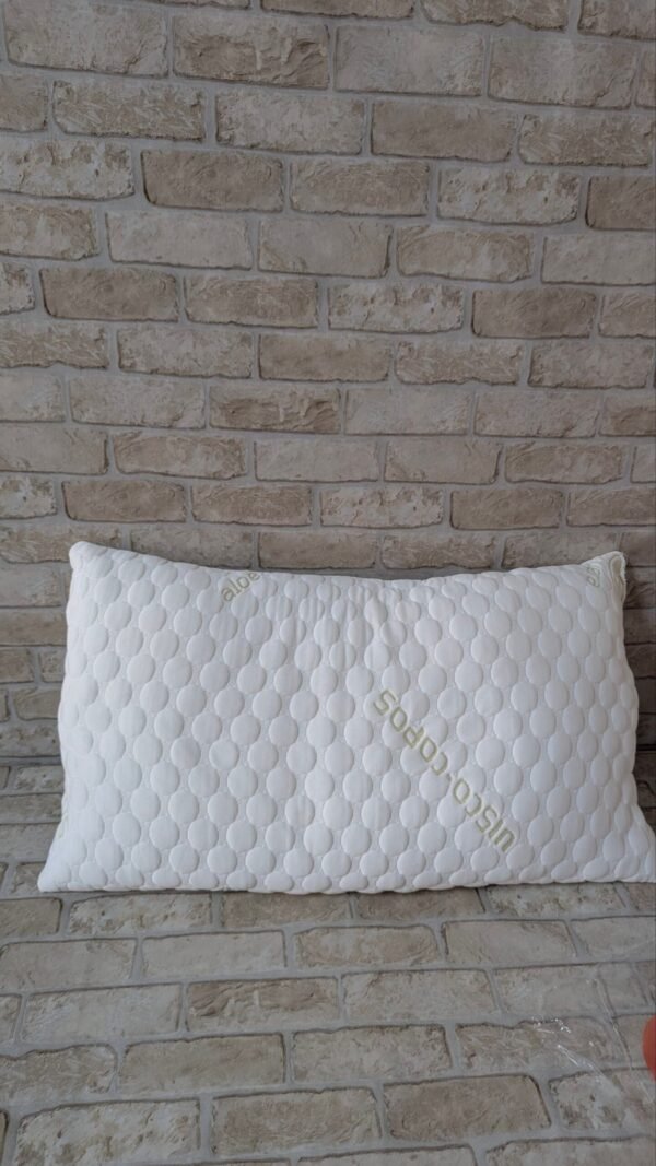 Todocama - Almohada viscoelástica Aloe Vera con Copos 100% viscoelásticos