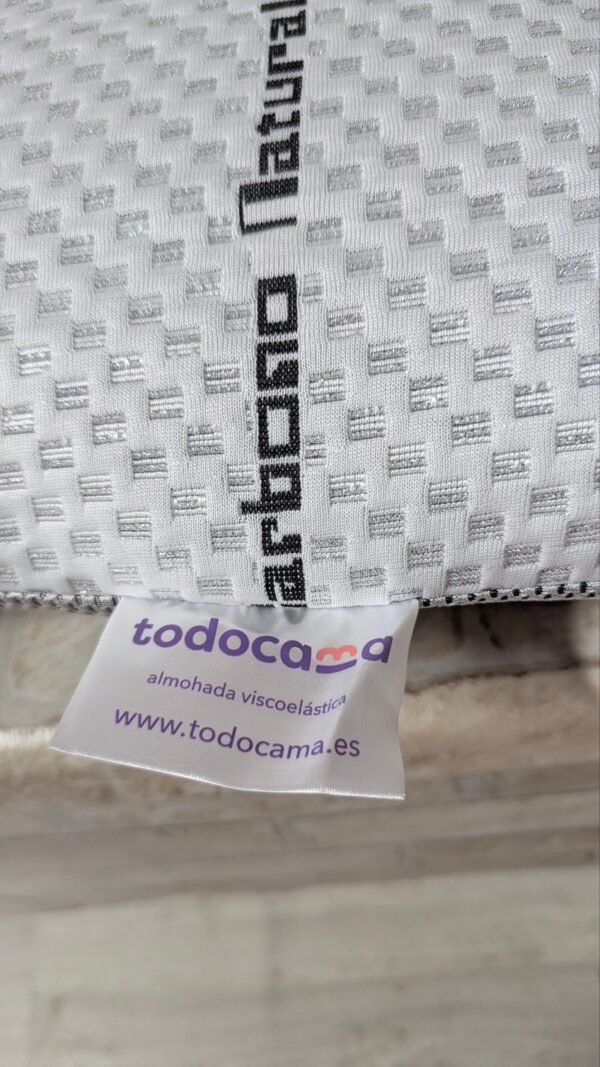 Todocama - Almohada viscoelástica Carbono Natural 75cm