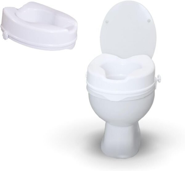 Mobiclinic Elevador WC para adulto sin tapa 10 cm