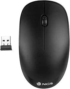 NGS Fog Black - Ratón Óptico Inalámbrico