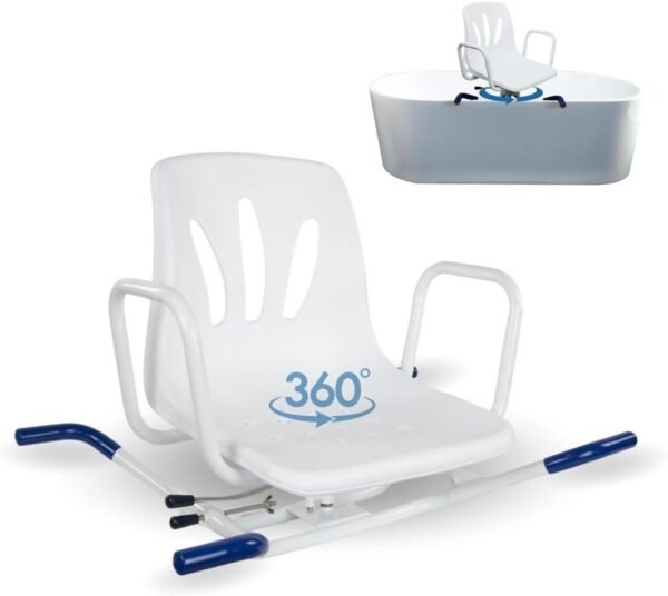 Mobiclinic Silla de baño giratoria Lago