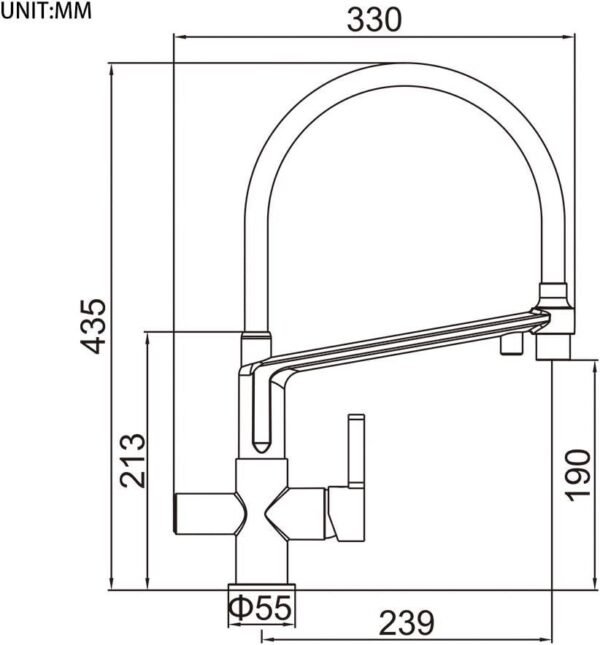GRIFEMA G4010-2 Dover - Grifo de cocina osmosis