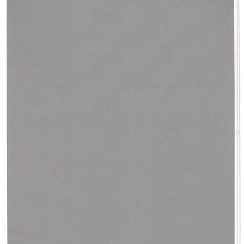 GARDINIA EASYFIX Estor enrollable con reverso térmico para enganchar o pegar Gris, 75 x 150 cm